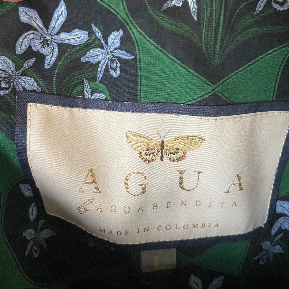 Agua by Agua Bendita Rosa Strapless Mini Dress in Esmeralda Print - Picture 2 of 2